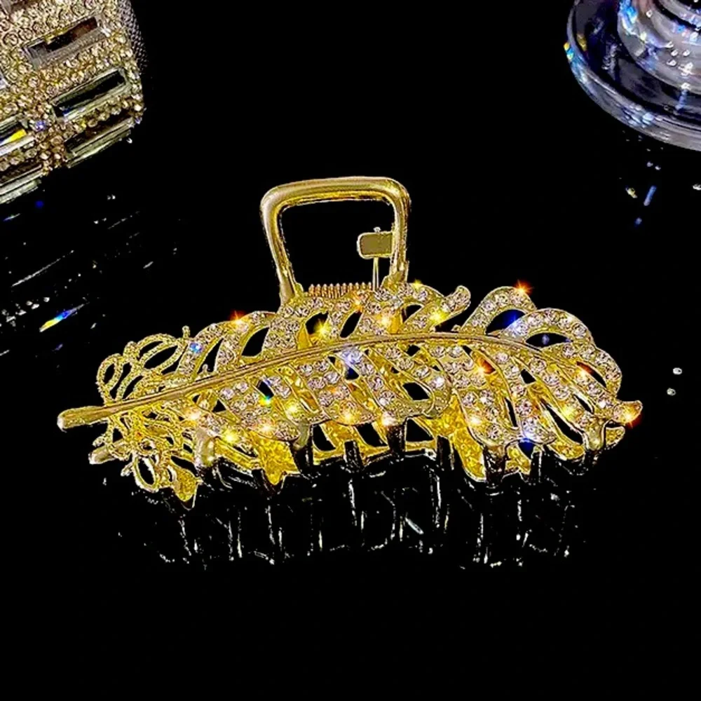 New Rhinestone Shark Clip Hair Accessories